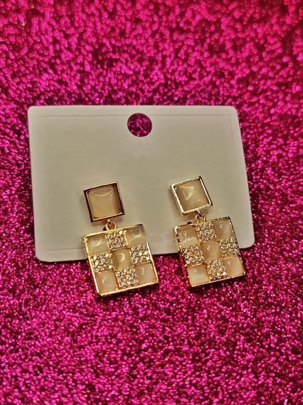 Square Statement Earrings