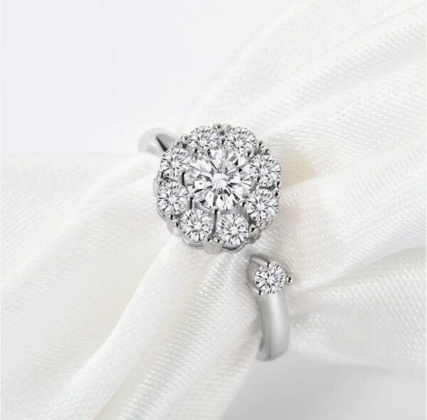 Gem-stone Silver Ring