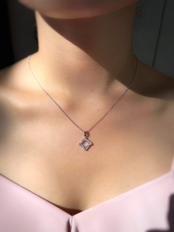 Crystal Square Pendant